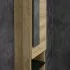 Pensile Bagno stile Industrial Sospeso H. 135 Rovere Effetto Legno