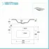 Mobile Bagno Sospeso Effetto Legno 80x47 cm con Specchio Tondo