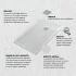 Funzionalità tecniche Piatto doccia filo pavimento Karen 70x110 in resina bianco pietra