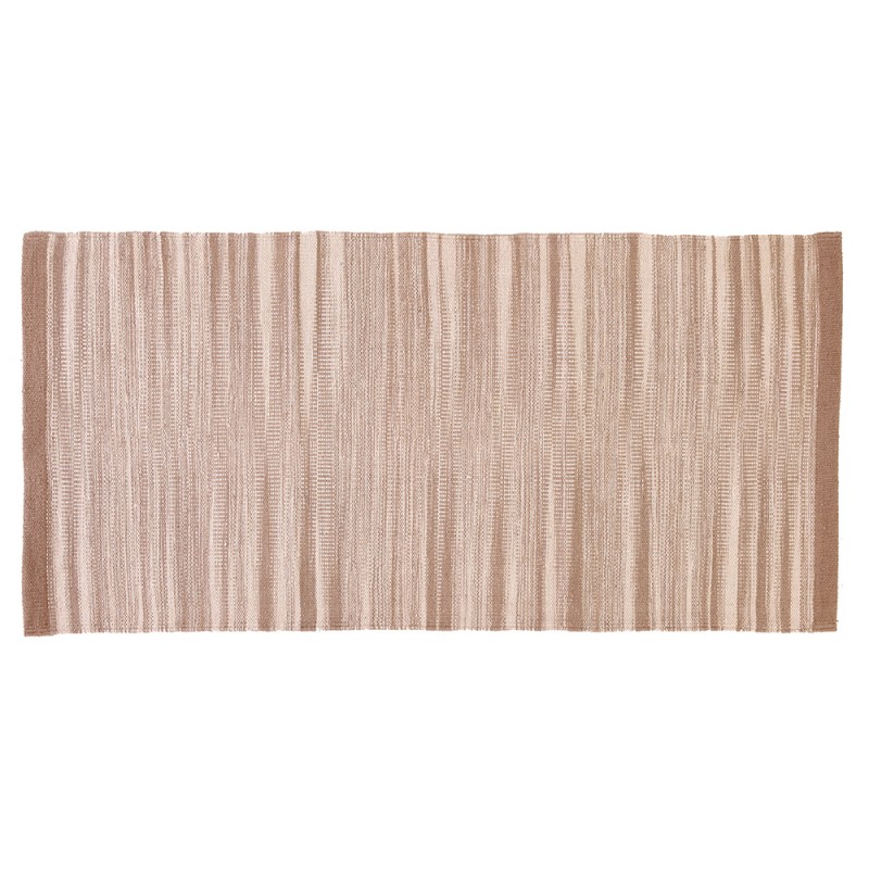 Tappeto 100% cotone da 50x80 cm color Beige per Bagno o Lavanderia