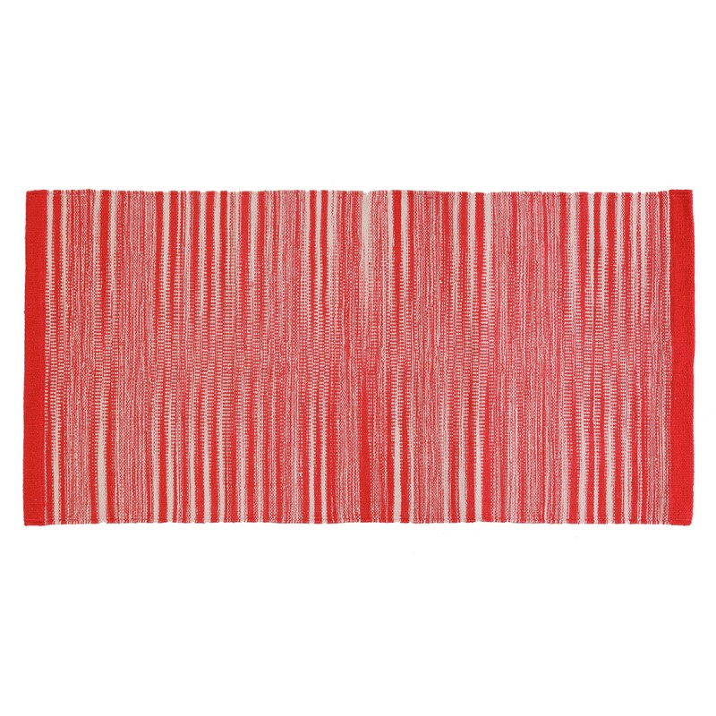 Tappeto 100% Cotone Da 50x80 Cm Color Rosso Per Bagno O Lavanderia Tappeto 100% Cotone Da 50x80 Cm Color Rosso Per Bagno O Lavanderia