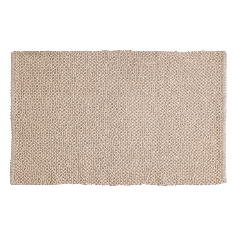 Tappeto Ecru in cotone 100% 50x80 cm Arredo Bagno Moderno Tappeto Ecru in cotone 100% 50x80 cm Arredo Bagno Moderno