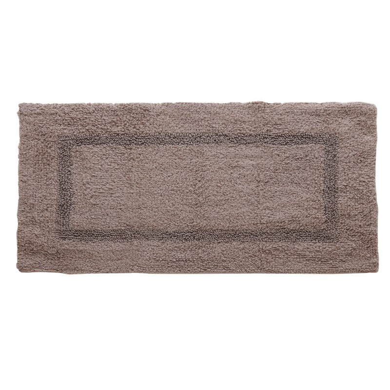 Tappeto in Cotone Antiscivolo 50x80 Tappeto In Cotone 100% Con Antiscivolo 50x80 cm Tortora