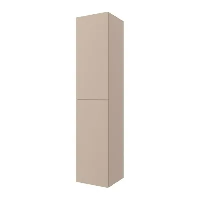 Colonna bagno sospesa cappuccino opaco 2 ante reversibili serie Melody