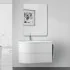 Composizione bagno sospesa Melody 90 bianco opaco