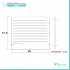 Scheda tecnica asse lavatoio in pvc per pilozzo in resina 45x50