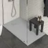 Piatto doccia 80x120 riducibile in resina grigio pietra serie Agorà