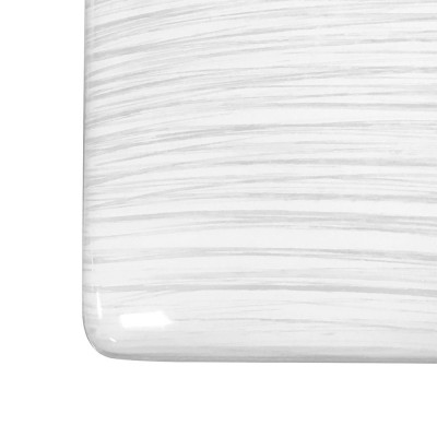 Dispenser Sapone in Ceramica Lucida Bianco a forma di Cubo