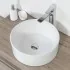 Ciotola Bagno d'Appoggio Diametro 40 cm in Ceramica Bianco Lucido