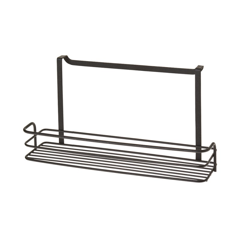 Cesto portaoggetti Origin Lava in acciaio nero per anta mobile bagno Cesto portaoggetti Origin Lava in acciaio nero per anta mobile bagno