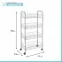 Scheda tecnica carrello con ruote e 4 ripiani in acciaio con Polytherm rame Ascona