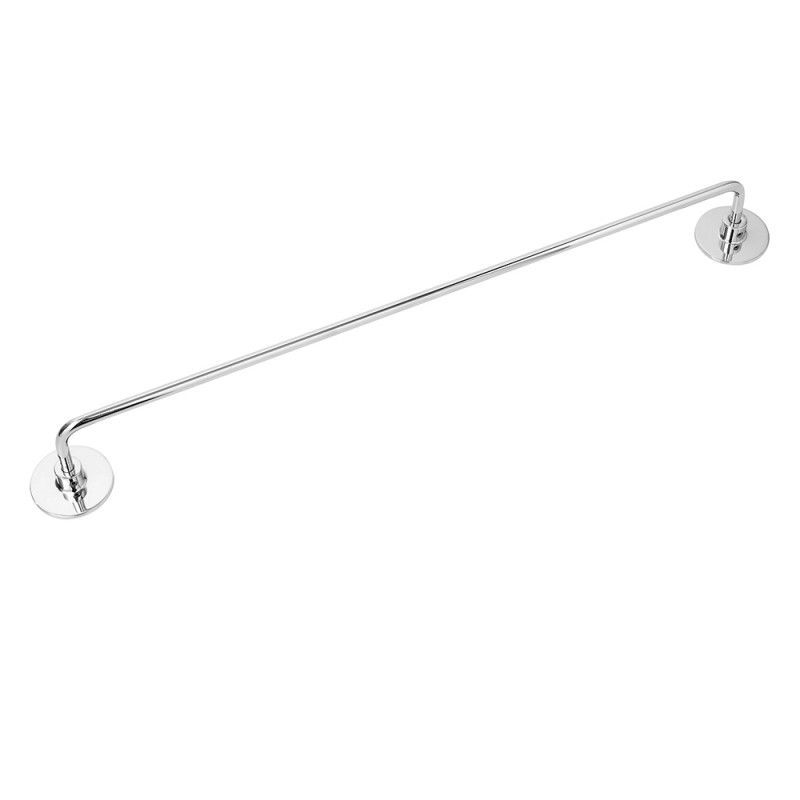 Portasciugamani 50 Cm A Parete Cromato Con Doppio Metodo Di Fissaggio Portasciugamani 50 Cm A Parete Cromato Con Doppio Metodo Di Fissaggio