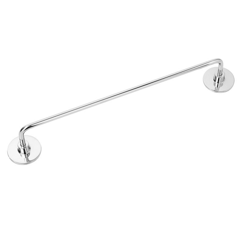 Portasciugamani 35 Cm A Parete Cromato con Doppio Metodo di Fissaggio Portasciugamani 35 Cm A Parete Cromato con Doppio Metodo di Fissaggio