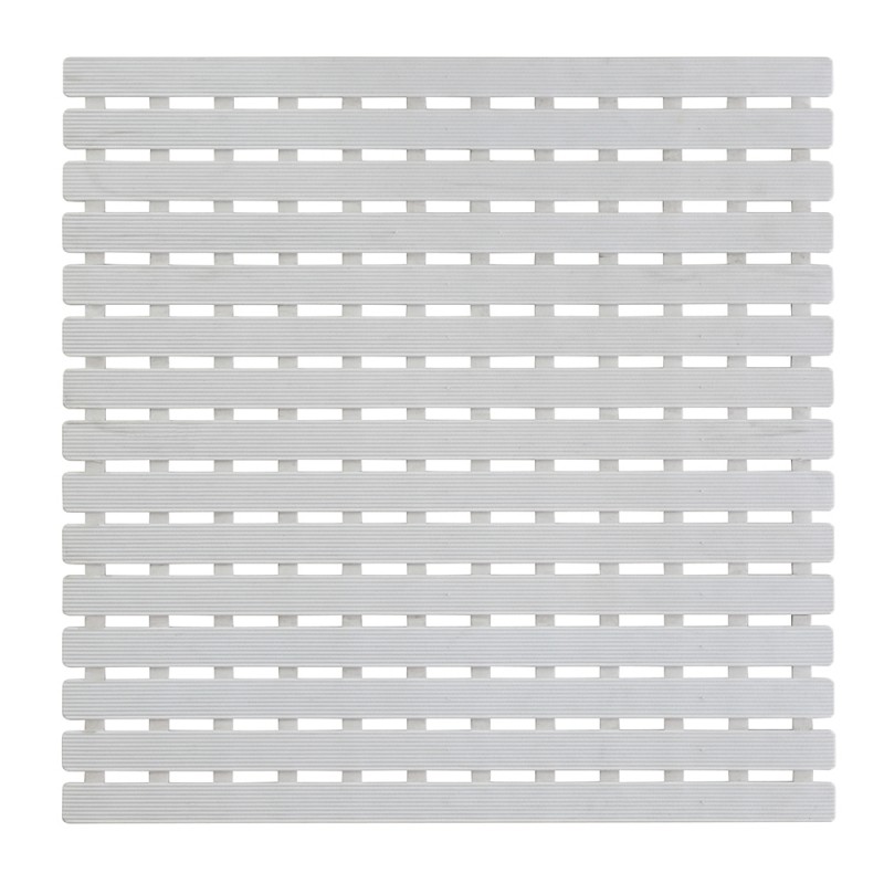 pedana doccia antiscivolo bianca Pedana Doccia 54 x 54 in Plastica con Gommini Antiscivolo Bianca
