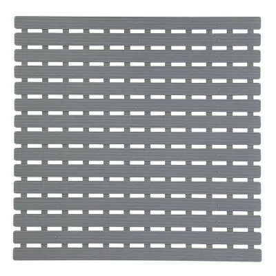tappeto doccia antiscivolo grigio