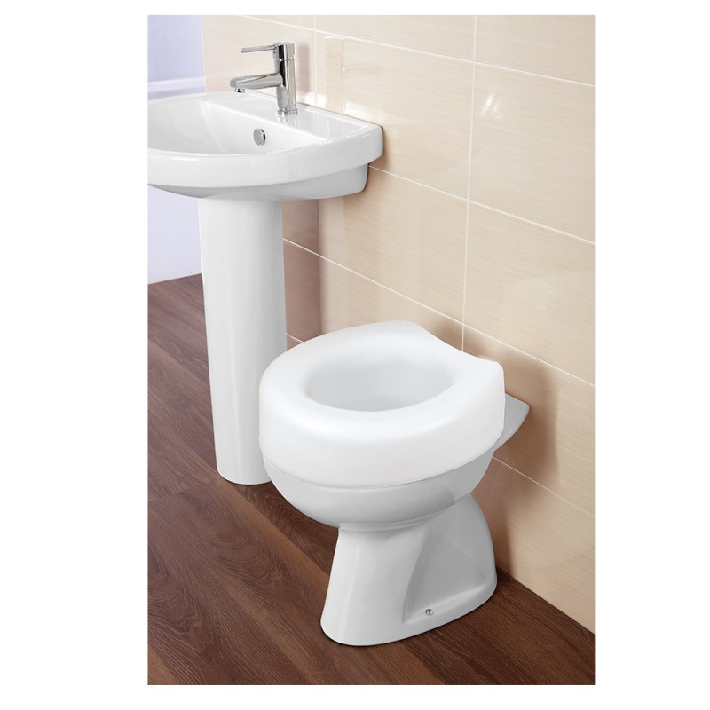 Rialzo per seduta wc universale 38x37x11 confortevole e igienico