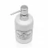 Dosatore per sapone liquido in ceramica bianca vintage