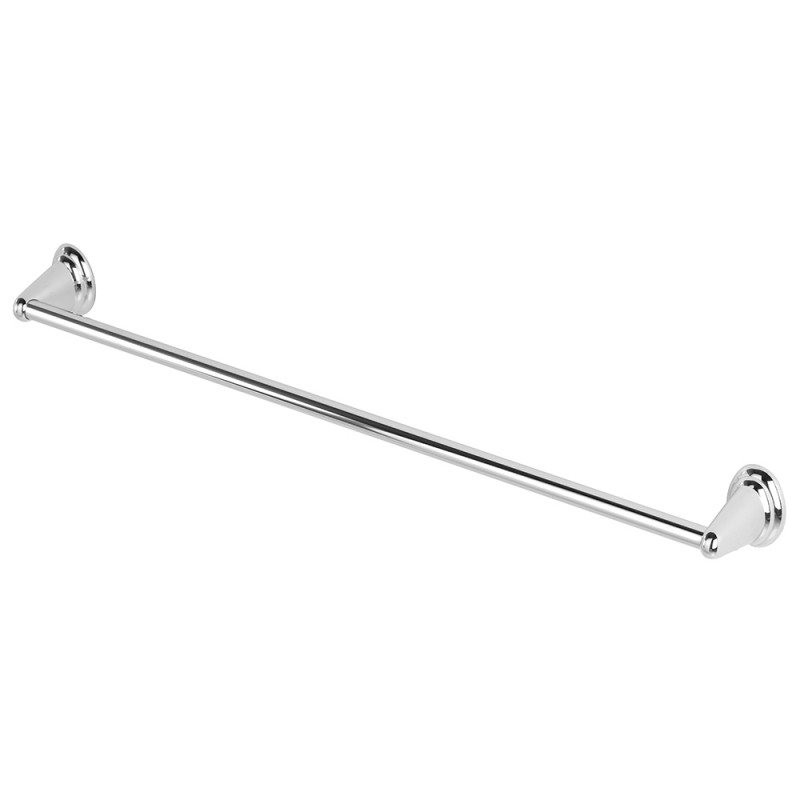 Portasciugamani 60 cm fissaggio a muro cromo Portasciugamani a muro 60 cm in zinco cromato | Facile
