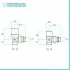 Scheda tecnica kit valvola termostatica e detentore cromo con raccordo rame 14 mm