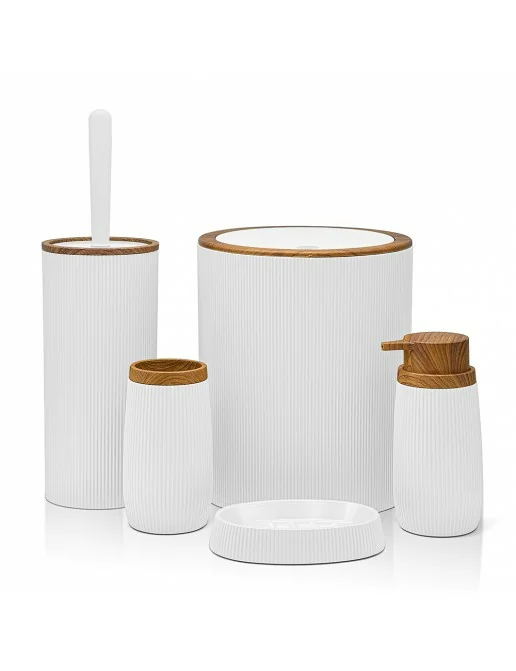 Set Paletta E Scopino In Legno E Plastica Riciclata – Colore Panna – Eco-Friendly Con Denti Pulisci Spazzola – Lavabile In Lavastoviglie