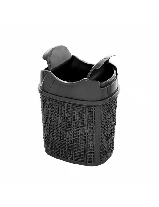 Set 2 Cestini Rifiuti Bagno WEECRON A Forma Di Diamante - Plastica Resistente, Capacità 2.6 Galloni