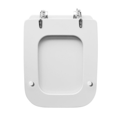 Coprivaso wc Ideal Standard Conca bianco europeo in legno rivestito completo di cerniere autoportanti