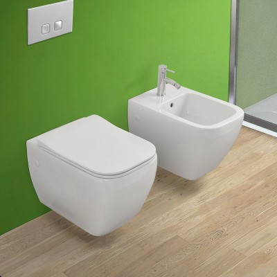 Copriwater Slim compatibile con WC Karla di Rak Ceramics