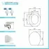 Scheda tecnica Copriwater compatibile Karla di Rak Ceramics