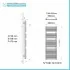 Scheda tecnica Radiatore design Bianco 600x1500 Interasse 550 mm