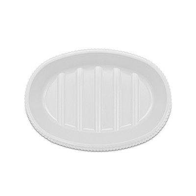 Portasaponetta Bianco in plastica serie Blob