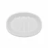 Portasaponetta Bianco in plastica serie Blob
