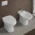 Set di sanitari Tradizionali serie Karla WC + Bidet + Copriwater