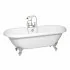 Vasca freestanding Victoria con piedini a zampa d'aquila cromati regolabili in altezza