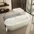 Vasca da bagno freestanding moderna 180x83 Piedini interni regolabili Allison