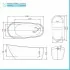 Scheda tecnica della Vasca da bagno freestanding Antalia