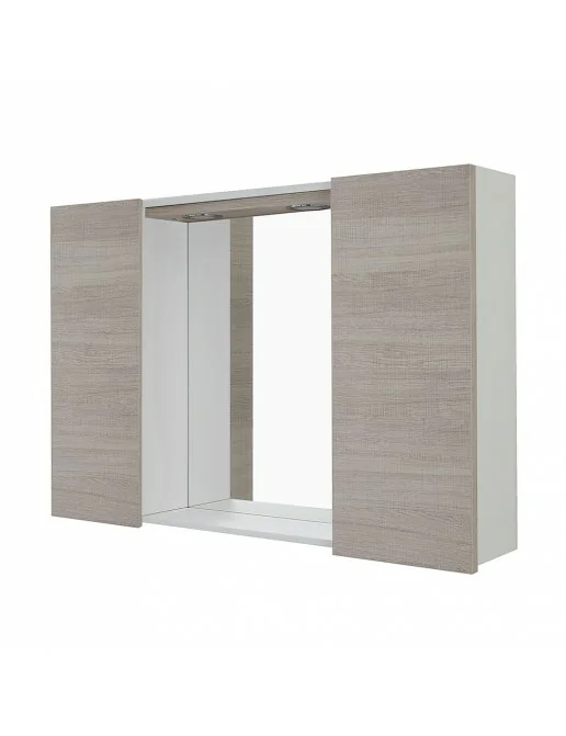 Specchio con cornice in legno intagliato a mano, per camera