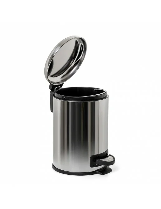 Bidone della Spazzatura, Pattumiera da 5 Litri in Acciaio Inox, Pattumiera a Pedale, Bidone della Spazzatura, Per Casa, Cucina, Camera da Letto, Bagno, Ufficio