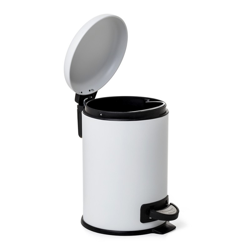pattumiera da bagno con coperchio SoftClose coperchio antimpronte bremermann 3 litri corpo in acciaio inox 