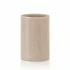 Set accessori bagno moderni beige in resina dispenser + portaspazzolini Sahara