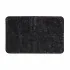 tappeto bagno nero 45x75 cm in poliestere fondo antiscivolo Nuvola