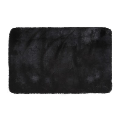 Tappeto bagno nero 45x75 cm...