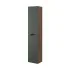 Colonna bagno sospesa 30x150 verde Maiori/Minori con ripiani interni