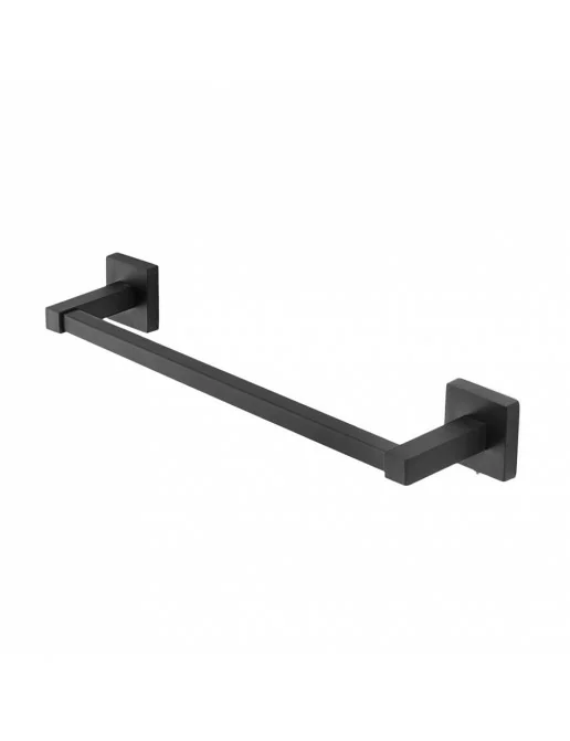 Portasciugamani ad anello nero opaco, portasciugamani moderno per parete bagno, acciaio inossidabile SUS304, nero opaco | Leroy Merlin