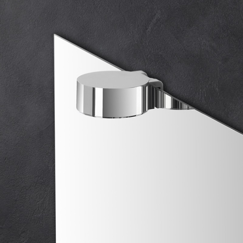 Lampada a Led cromata per specchio da bagno 30 cm - Centro Edile Srl