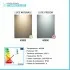 Specchio bagno 50x60 cm reversibile con applique LED frontale
