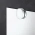 Specchio bagno 50x60 cm reversibile con applique LED frontale