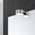 Specchio bagno 50x70 cm reversibile con luce LED naturale