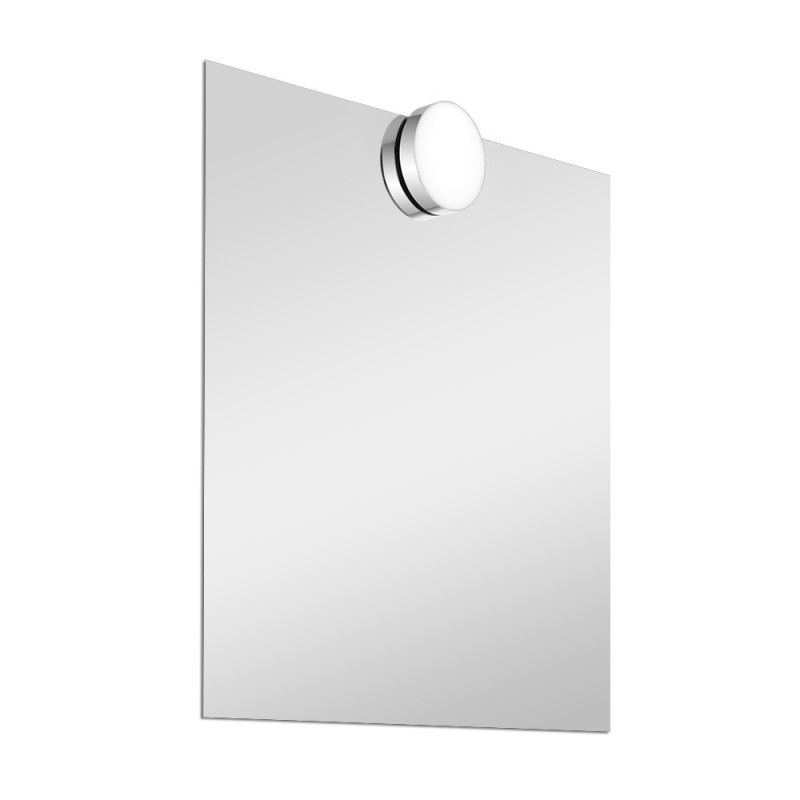 Specchio LED 50x70 cm reversibile con illuminazione naturale 