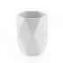 Portaspazzolini bagno da appoggio bianco Gedy serie Dalia in ceramica