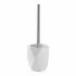 Portascopino bagno d'appoggio bianco Gedy serie Dalia in ceramica